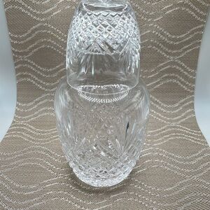 Crystal Night Carafe & Tumbler / decanter bottle with cup